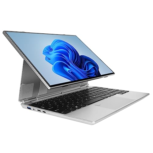 14-Zoll-Laptop-Touchscreen, 16 GB DDR4-RAM-Notebook mit N5105-Prozessor, 1920 X 1200P-Display, Fingerabdruckleser, Kühlkörperhalterung, HDMI, Webcam, WLAN, Bluetooth (16 GB + 1 TB EU-Stecker) von Bewinner