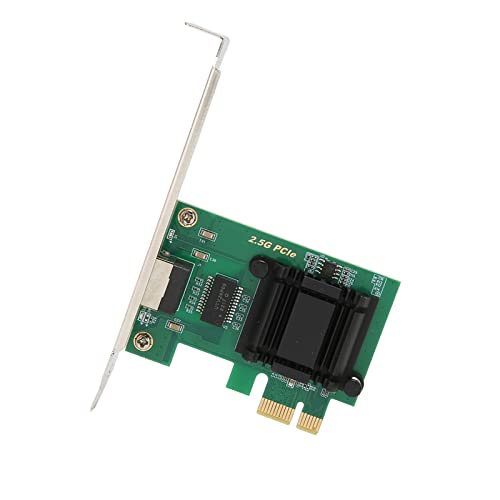2,5 Gbit/s PCIe-Netzwerkadapter, 2500/1000/100/10 Mbps Gigabit PCIe RJ45-Netzwerkadapter, RJ45 LAN-Controller-Karte mit Unterstützung für Desktop-Computer von Bewinner