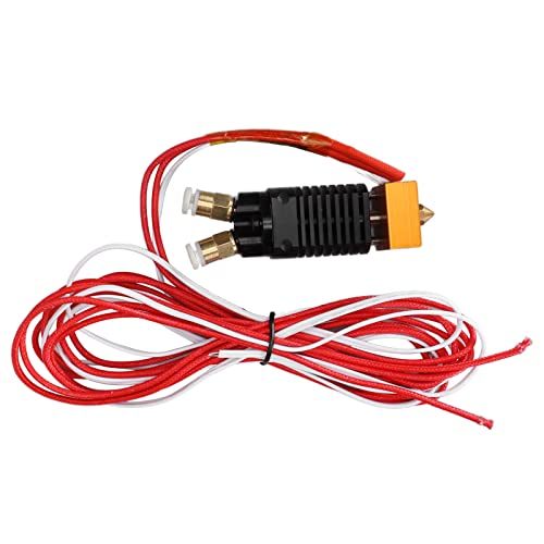 2 in 1 Out Hotend 3D Drucker Extruder Kit, 12 V / 24 V 3D Extruder Metall Hotend für Drucker der CR10 Serie oder für 3D Drucker der Ender 3 Serie (12V) von Bewinner
