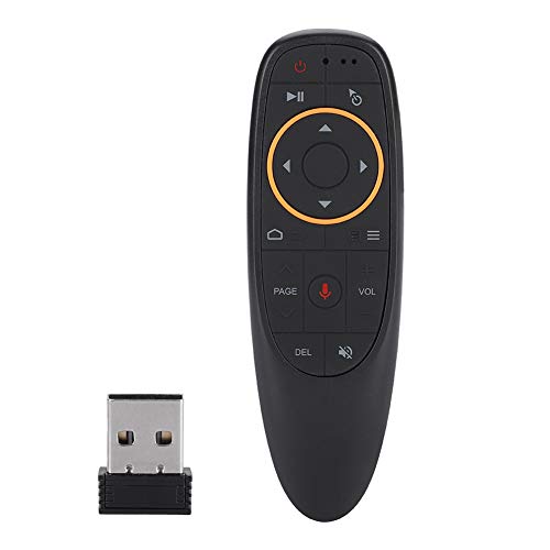 2.4G Wireless Fernbedienung, Bewinner 17 Key Wireless Voice Air Tastatur Fernbedienung für Smart TV/Android TV Set Top Boxen/PC, integriertes 6 Achsen Gyroskop von Bewinner