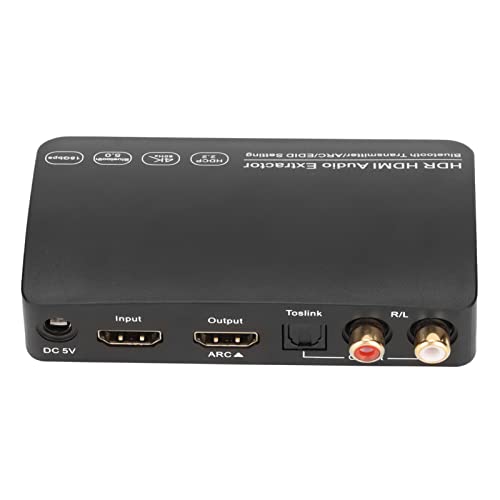 2022 4K@60Hz HDMI Audio Extractor, 4K 1080P HDR Synchronous ARC Converter Audio Splitter mit Bluetooth 5.0 Sender, für Fire Stick, Blu-Ray Player 2022 4K@60Hz HDMI Audio Extractor, 4K 1080P HDR Synchronous ARC Converter Audio Splitter mit Bluetooth 5.0 Sender, für Fire Stick, Blu-Ray Player von Bewinner