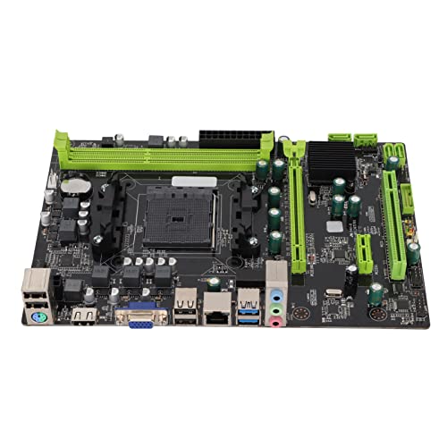 2022 Neues A88 M-ATX PC Spiele Motherboard, FM2/FM2+ Prozessoren Desktop Computer Motherboard mit 2 DDR3 Steckplätzen, 2 USB3.0, 4 USB2.0, PCI E 3.0 X16,16 GB von Bewinner