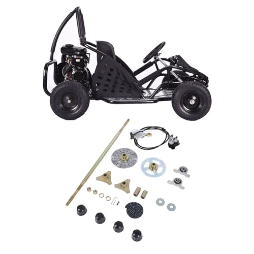 29-Zoll Go Kart Hinterachsen Montagesatz, Metallmaterial, Ersatz für 50 Cc, 70 Cc, 90 ATV-Quads mit Bremskomponenten, Robust, Ideal für Go-Kart und Quad-ATV 29-Zoll Go Kart Hinterachsen Montagesatz, Metallmaterial, Ersatz für 50 Cc, 70 Cc, 90 ATV-Quads mit Bremskomponenten, Robust, Ideal für Go-Kart und Quad-ATV von Bewinner