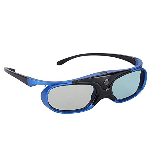 3D DLP Link Brille, Universal Active Shutter 3D Brille für alle 3D DLP-Link Projektoren, 3D Projektor 3D Brille HD Linse mit 178 ° Weitwinkel von Bewinner