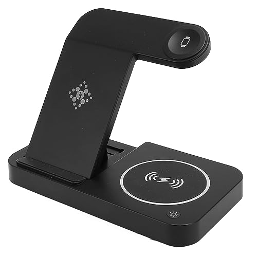 4-in-1 Kabellose Ladestation, Multifunktionaler Kabelloser Ladeständer für Mehrere Geräte, Schnelles Kabelloses Ladegerät für Telefon, Kopfhörer, Uhr 4-in-1 Kabellose Ladestation, Multifunktionaler Kabelloser Ladeständer für Mehrere Geräte, Schnelles Kabelloses Ladegerät für Telefon, Kopfhörer, Uhr von Bewinner