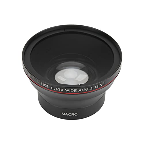49 Mm 0,43 X HD Weitwinkel Kameraobjektiv, Professionelles Weitwinkelobjektiv mit Makroobjektiv, Kompatibel mit Allen Objektiven mit 49 Mm/2,0 Zoll Gewindekaliber 49 Mm 0,43 X HD Weitwinkel Kameraobjektiv, Professionelles Weitwinkelobjektiv mit Makroobjektiv, Kompatibel mit Allen Objektiven mit 49 Mm/2,0 Zoll Gewindekaliber von Bewinner