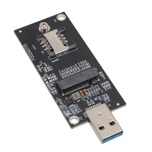 4G 5G WWAN-Moduladapter mit SIM-Steckplatz, Ethernet-Netzwerkadapter, M.2 KeyB auf USB3.0 für, Wince, OS X (4 Antennen) von Bewinner