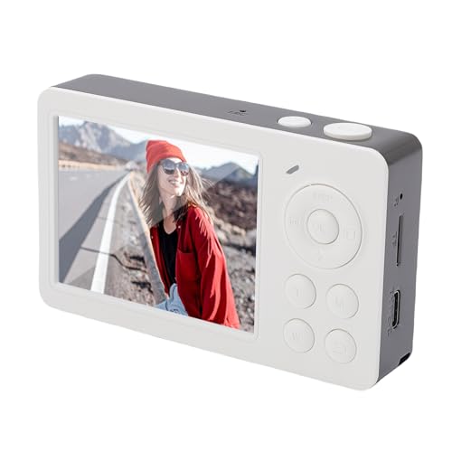 4K 50MP Digitalkamera mit 16-fachem Digitalzoom, 2,8-Zoll-Bildschirm, Fülllicht mit Mehreren Filtern für den Campus, Autofokus-Kamera (Brown) von Bewinner