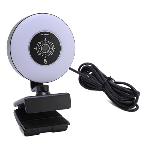 4K Webcam für PC, Auto Focus Web Cam mit Licht und Mikrofon, USB -Computerkamera für Desktop 4K Webcam für PC, Auto Focus Web Cam mit Licht und Mikrofon, USB -Computerkamera für Desktop von Bewinner