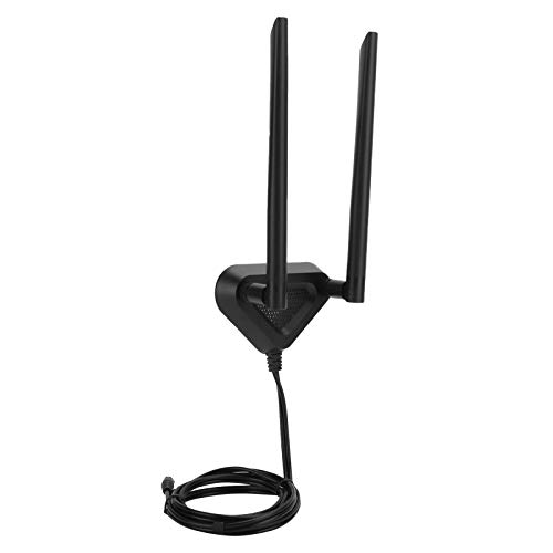 90 Bis 180 Winkelbiegeantenne, Antenne RP-SMA Stecker-Buchse-Verlängerungskabel Netzwerkrouter WiFi-Kabelbasis 1,1 Meter, 360 Grad Drehbare Flexible Antenne von Bewinner