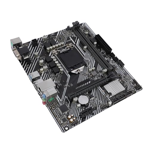 Bewinner ATX Motherboard, Gaming DDR4 X 2 DIMM -Steckplatz -Unterstützung LGA 1200 für Core 11. 10. Gen Celeron -Prozessoren, Realtek LAN Sound Chip, PCI E 4.0, VGA -Ausgang, 64 GB Bewinner ATX Motherboard, Gaming DDR4 X 2 DIMM -Steckplatz -Unterstützung LGA 1200 für Core 11. 10. Gen Celeron -Prozessoren, Realtek LAN Sound Chip, PCI E 4.0, VGA -Ausgang, 64 GB von Bewinner