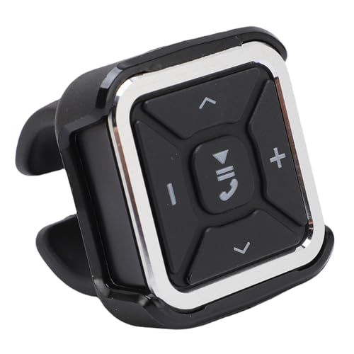 BT 5.0-Medientasten-Fernbedienung, Kabelloser Musik-Controller Am Lenkrad, Multifunktionale Telefon-Steuertaste für Auto, Fahrrad, Motorrad BT 5.0-Medientasten-Fernbedienung, Kabelloser Musik-Controller Am Lenkrad, Multifunktionale Telefon-Steuertaste für Auto, Fahrrad, Motorrad von Bewinner