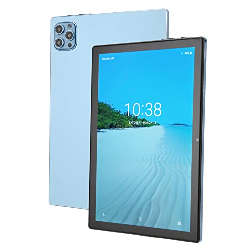 Bewinner 10,1-Zoll-Tablet für Android 8.1, 1280 X 800 IPS HD-Bildschirm, 2 GB RAM 32 GB ROM, Octa-Core-CPU, Dual-SIM-4G-LTE-Telefonie-Tablet, Bluetooth-WLAN-Gaming-Tablet 4000 MAh (Blau) von Bewinner