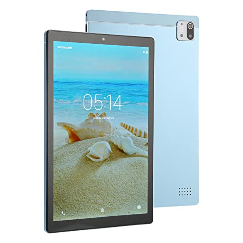 Bewinner 10-Zoll-Tablet für Android, 4 GB RAM, 64 GB ROM, 3G, Dual-SIM-Steckplätze, Anruftablett, 8-Kern-CPU, Dual-Band-WLAN-Tablet, 10-Zoll-IPS-Touchscreen, Dual-Kamera, BT, 5000 MAh (Blau) von Bewinner