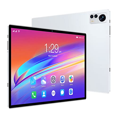 Bewinner 10 Zoll Tablet für Android, 8G RAM 128G ROM 4G Calling Tablet, Octa Core CPU, 1200x1920P FHD Touchscreen, WiFi Tablet mit Zwei Lautsprechern, BT, Dual Kamera von Bewinner