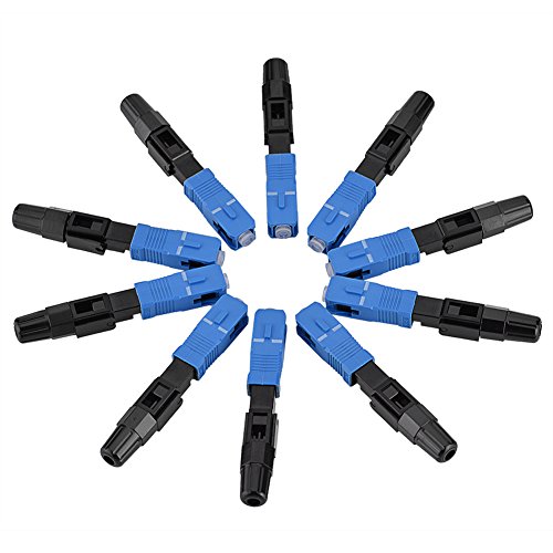 Bewinner 10 teile/los SC/UPC Glasfaser Schnellkupplung Schnell Adapter Single Mode für FTTH/ODF von Bewinner