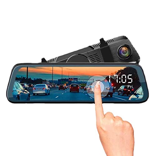 Bewinner 1080P Dashcam für Autos, Auto Fahrzeugrecorder mit 10 Zoll IPS Touchscreen, Vorderem und Hinterem Doppelobjektiv von Bewinner