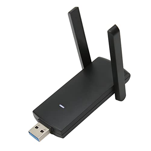 Bewinner 1300Mbps USB 3.0 Wireless WiFi Adapter für PC mit 2X 5dBi Antenne, 2.4GHz 5GHz Dual Band USB WiFi Dongle Netzwerkadapter für Win11 10 8 8.1 7 Vista XP von Bewinner