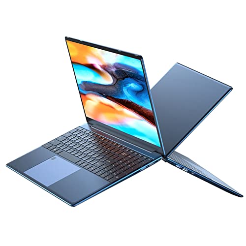 Bewinner 15,6 Zoll Laptop Blau, DDR4 8 G RAM, 128 GB/256 GB/512 GB ROM 11 Laptop Ultra-Slim, 1980 X 1080 HD, 180° Flachöffnung (8+512G EU-Stecker) von Bewinner