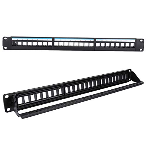 Bewinner 19-Zoll-24-Netzwerkkabel-Rack-Ports, Daten-Patchfeld, DREI Gruppen Können 8 Module Einstecken, Twisted Pair-Kabel, CAT6-Netzwerkkabel, Datenverbindungsfeld Bewinner 19-Zoll-24-Netzwerkkabel-Rack-Ports, Daten-Patchfeld, DREI Gruppen Können 8 Module Einstecken, Twisted Pair-Kabel, CAT6-Netzwerkkabel, Datenverbindungsfeld von Bewinner