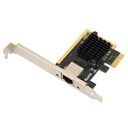 Bewinner 2,5 G Base T PCIe-Ethernet-Karte, 10/100/1000/2500 Mbit/s RJ45-LAN-PCIE-Ethernet-Netzwerk, Full-Half-Duplex-PCIe-Netzwerkadapter für PC-Desktop von Bewinner