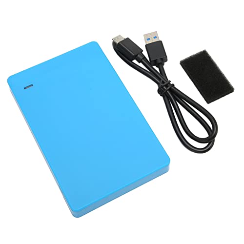 Bewinner 2,5-Zoll-Festplattengehäuse, USB 3.0 auf III für 2,5-Zoll-SSD-Festplatten, 9,5 7 Mm Werkzeugloses Externes Festplattengehäuse für für Betriebssysteme (Blau) von Bewinner