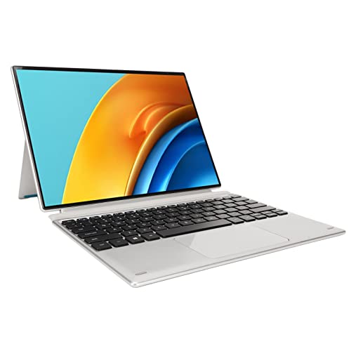 Bewinner 2-in-1-Laptop, 12,3-Zoll-IPS-HD-Touchscreen, Windows 11-Laptop mit Magnetischer Tastatur, LPDDR4 12 GB RAM, 256 GB SSD, Quad Core J4125-Prozessor, Dual WiFi, UHD Graphics 600 von Bewinner