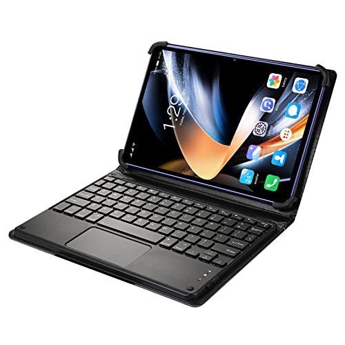 Bewinner 2-in-1-Tablet 10,1 Zoll, Computer-Tablet mit Tastaturhülle, 5G-WLAN-FHD-Tablet für Android 12, 8-Kern-CPU, 8 GB 256 GB, 7000-mAh-Akku (EU-Stecker) von Bewinner