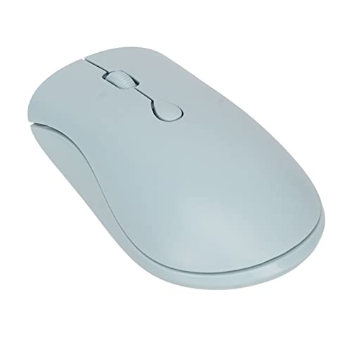 Bewinner 2.4G Wireless Mouse, 1600DPI Ergonomische Bluetooth-Maus mit USB-Empfänger, Silent Mouse für Office Desktops PC (Blau) von Bewinner