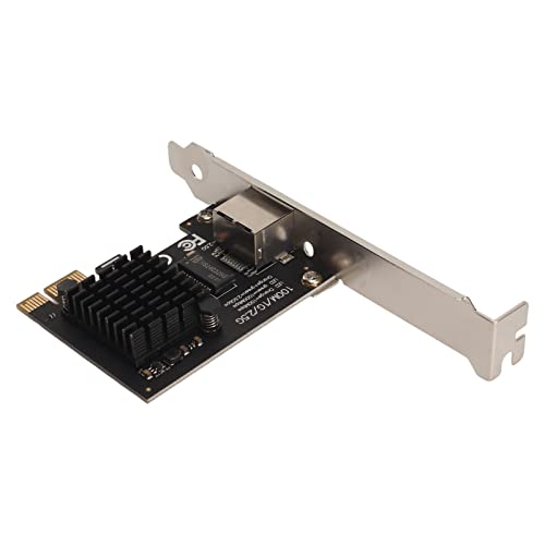 Bewinner 2.5G PCIE Netzwerkadapter, Gigabit Ethernet PCI Express Netzwerkkarte, 10 100 1000 Mbps RJ45 LAN Port Adapter Konverter für Desktop PC von Bewinner