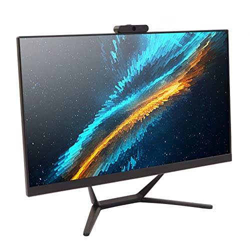 Bewinner 23,8-Zoll-FHD-All-in-One-Desktop-Computer für 10, 8G DDR4 4-Core-J4125-CPU, AIO-Desktop, Dualband-WLAN, Frontkamera, DVD-RW-Laufwerk (8+128G EU-Stecker) von Bewinner