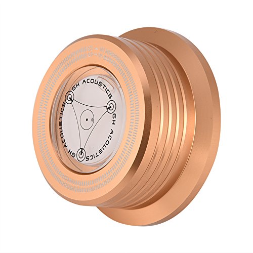 Bewinner 3-in-1 Schallplatten-Klemme, Gewichtsstabilisator, 50 Hz, Plattenspieler, Schallplatten-Stabilisator, Klemme mit Wasserwaage für LP--Schallplattenspieler, toller von Bewinner