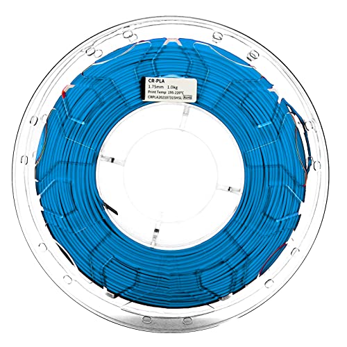 Bewinner 3D-Drucker PLA Filament, Geringe Schrumpfung Hohe Zähigkeit 1,75 Mm Druckzubehör Zubehör Kompatibel mit 3D-Druckern (Blau) von Bewinner