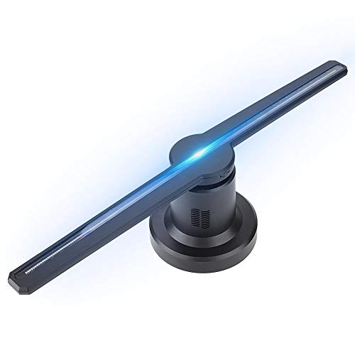 Bewinner 3D Hologramm Projektor, WiFi LED Tragbarer Hologramm Spieler 3D Holographischer Dispaly Fan für Einkaufszentrum/Ausstellung/Konzert/Restaurant mit 8 GB von Bewinner