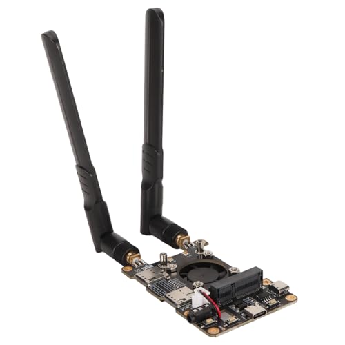 Bewinner 3G 4G LTE Base HATComputerplatine mit SIM-Kartensteckplatz, Modelle mit 40-poligem GPIO-Anschluss, Aktiver Kühlung, Separaten Schaltern, Nano-SIM-Kartensteckplatz, LED- und von Bewinner