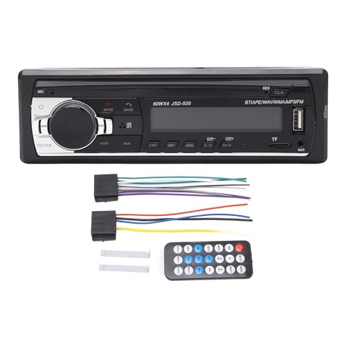 Bewinner 4,1 Zoll Single DIN Autoradio, USB 2.0 Autoradio, AI Sprachsteuerung, LED Anzeige, BT 4.0 Freisprecheinrichtung von Bewinner