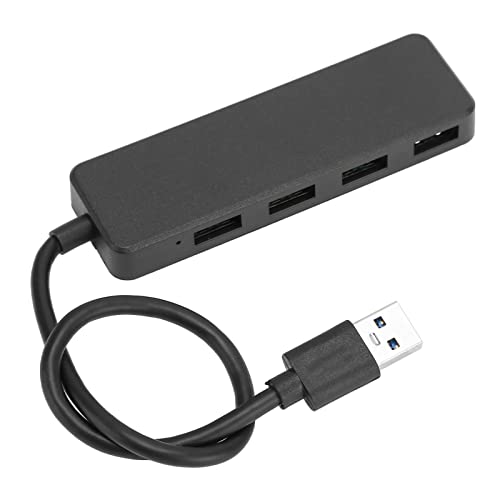 Bewinner 4 Port USB 3.0 Expander Hub, 4 in 1 USB 3.0 Splitter, Unterstützt 5 Gbit/s High Speed, Multifunktionale USB Hubs für Laptop, PS4, PC, Flash Laufwerk, Mobile Festplatte von Bewinner