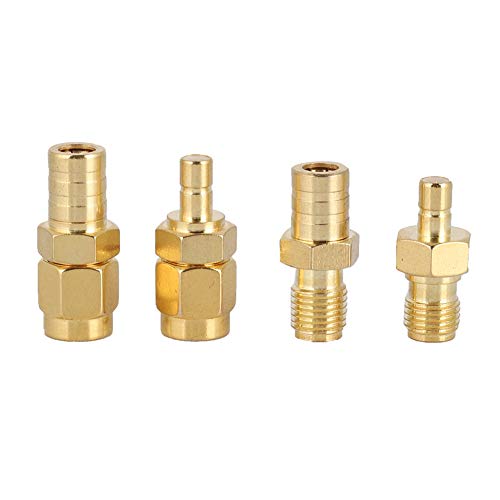 Bewinner 4 Typen RF Adapter SMA Adapter auf SMB Stecker RF Konverter Set für DAB Autoradioantenne SMB Buchse auf SMA Stecker/SMB Buchse, SMA Stecker/SMA Buchse auf SMB Stecker von Bewinner