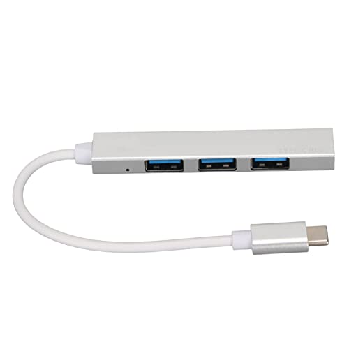 Bewinner 4 in 1 USB C Hub, Slim Typ C auf 4 Port Wege USB 3.0 Adapter Data Extender Hub USB Splitter für Laptop Smartphone von Bewinner