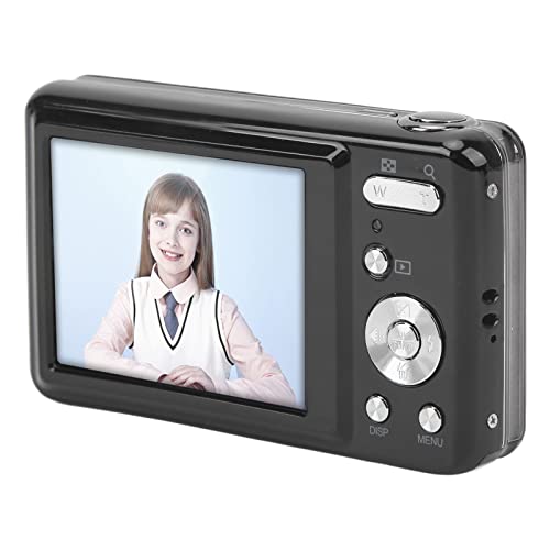 Bewinner 48 MP -Digitalkamera, 2,7-Zoll-Vlogging-Kamera mit 8-Fach Optischem Zoom, Videokamera, LCD-Bildschirm, Kinder-Selfie-Kamera mit Aufbewahrungstasche für Studenten, von Bewinner
