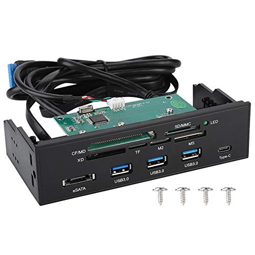 Bewinner 5,25 Zoll interner Multifunktionskartenleser Dashboard PC-Vorderseite USB 3.0-Kartenleser intern mit 3 USB 3.0-Ports Unterstützt M2-, MSO-, SD-, MS-, XD- und 64G-CF-Karten Bewinner 5,25 Zoll interner Multifunktionskartenleser Dashboard PC-Vorderseite USB 3.0-Kartenleser intern mit 3 USB 3.0-Ports Unterstützt M2-, MSO-, SD-, MS-, XD- und 64G-CF-Karten von Bewinner