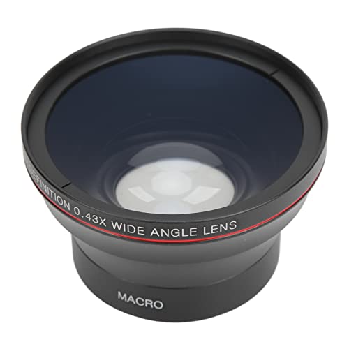 Bewinner 58 Mm 0,43 X HD Weitwinkelobjektiv, Optisches Glaskameraobjektiv mit Makroobjektiv, Kompatibel mit Objektiven mit Frontfilter mit 58 Mm Durchmesser Bewinner 58 Mm 0,43 X HD Weitwinkelobjektiv, Optisches Glaskameraobjektiv mit Makroobjektiv, Kompatibel mit Objektiven mit Frontfilter mit 58 Mm Durchmesser von Bewinner