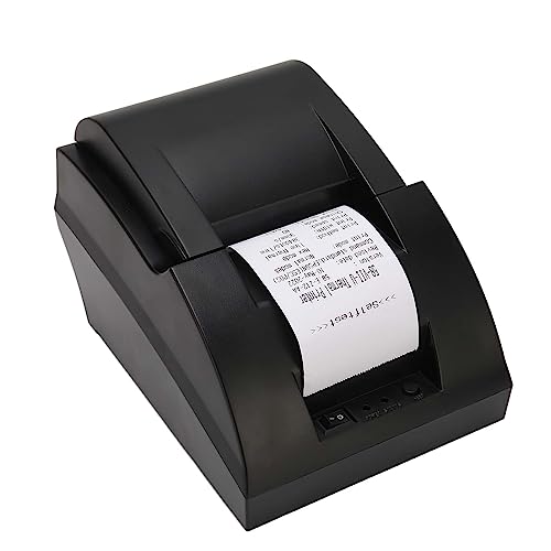 Bewinner 58-mm-USB-Thermo-Belegdrucker, Thermo-POS-Drucker, Hochgeschwindigkeitsdruck-Ticketdrucker für Win 7, für Win8, für Linux, für OS X, Restaurant-Küchendrucker von Bewinner