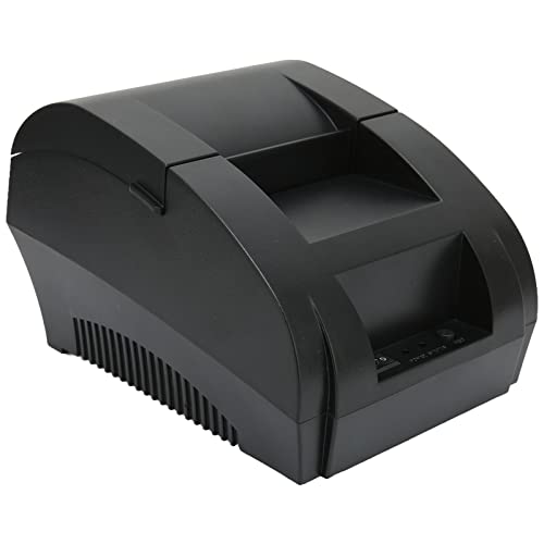 Bewinner 58mm Etikettendrucker, Kommerzieller Thermodirekt Etikettendrucker, Kompatibel mit ESC/POS, für Expresslieferung/Restaurants/Milchteeläden/etc (Europäische Vorschriften) von Bewinner