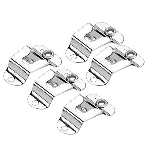 Bewinner 5pcs Handheld-Mikrofon auflegen Clip, Durable Autoradio Mikrofon Montage Clip mit Schrauben für Kenwood TM471A / Motorola GM300, GM950-perfekt abgestimmtes Handheld-Mikrofon von Bewinner