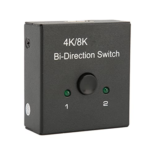 Bewinner 8K 4K HDMI Switch Splitter, Bi Direction HDMI 2.1 Splitter Switcher, 1 in 2 Out, 2 in 1 Out HDMI Switch, 40 Gbps 2 Port Display Selector Box für, PC, TV Bewinner 8K 4K HDMI Switch Splitter, Bi Direction HDMI 2.1 Splitter Switcher, 1 in 2 Out, 2 in 1 Out HDMI Switch, 40 Gbps 2 Port Display Selector Box für, PC, TV von Bewinner