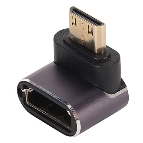 Bewinner 8K HDMI 270 Grad Adapter, HDMI Rechtwinkliger Adapter Stecker auf Buchse HDMI 2.1 Kabeladapter, HDMI Connector Extender Unterstützt 4K 30Hz 4K 120Hz 1080P von Bewinner