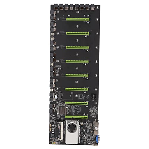 8xPCIE16X DDR3 PC-Motherboard, HM65-Motherboard, 55-mm-Mining-Motherboard, Integrierter CPU-Kühler, Gigabit-LAN-Steckplatz, MSATA SATA2.0 SATA3.0 von Bewinner