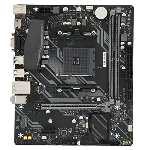 Bewinner A520M Micro‑ATX-Motherboard, Dual-Channel-DDR4-Speicher PCIE X16/PCIE 1X-Steckplätze, USB2.0/3.0 M.2 VGA Laptop-Motherboard von Bewinner