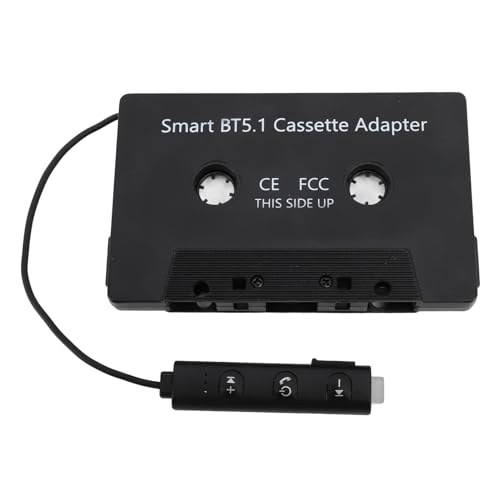 Bewinner Auto-Audio-Bluetooth-Kassettenempfänger, Bluetooth 5.1-Kassettenempfänger, Kassettenspieler, Bluetooth 5.1-Kassetten-Aux-Adapter, Kassetten-Schreibtisch-Player Zum Hören von von Bewinner